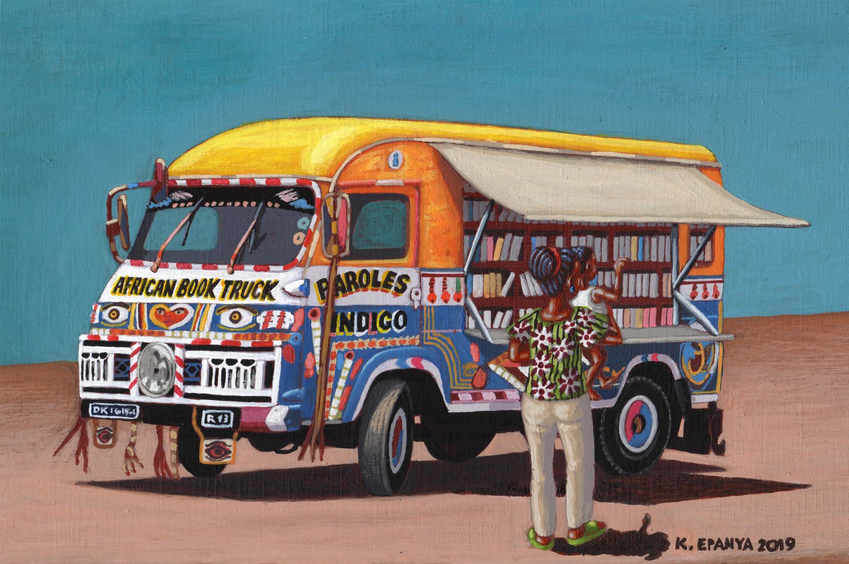 african book truck sign couleur1
